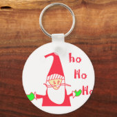 自分のホホホホメリークリスマスを作成 キーホルダー (正面)