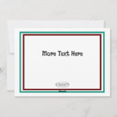 自分のホリデークリスマスカードを作成する シーズンカード (裏面)