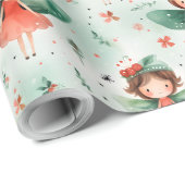 自分のホリデーフェアリーを作成 ラッピングペーパー (ロールコーナー)