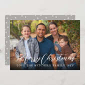 自分のホリデーフォトカードを作成する シーズンカード (正面/裏面)