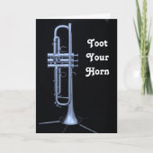 自分のホーンを自分の誕生日に toot する カード (正面)