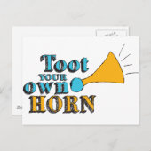 自分のホーンアート感動的ホーンアートを楽しむ ポストカード (正面/裏面)