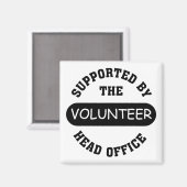 自分のボランティユニークアチームギフトの作成 マグネット (正面/裏面)