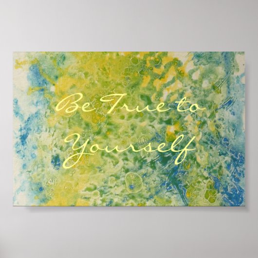 自分のポスターに忠実である ポスター (正面)