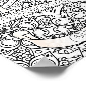 自分のポスターに肯定の色を付前向きける ポスター (角)