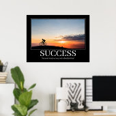 自分のポスターをやる気を起こさせる成功させる自転車 ポスター (ホームオフィス)