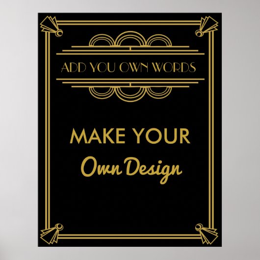 自分のポスターを作ってパーティー ポスター (正面)