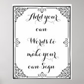 自分のポスターを作ってパーティー ポスター (正面)