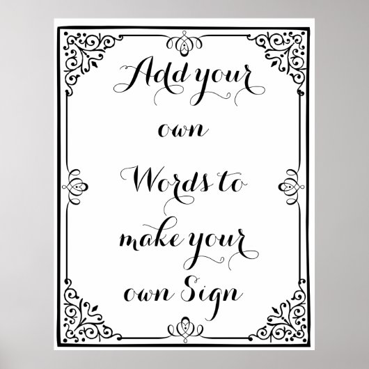 自分のポスターを作ってパーティー ポスター (正面)