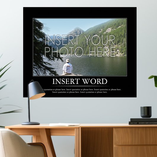 自分のポスターを作やる気を起こさせるる ポスター