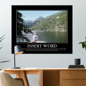 自分のポスターを作やる気を起こさせるる ポスター