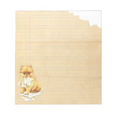 自分のポメラニア犬の宿題 ノートパッド (正面)