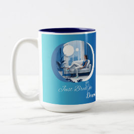 自分のマグを吸気にう ツートーンマグカップ