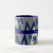 自分のマグモノグラムを作成する ツートーンマグカップ (中央)