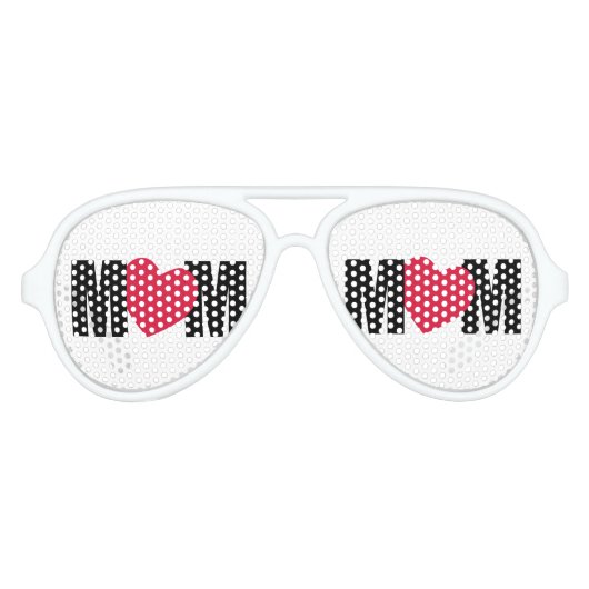 自分のママの贈り物を作成する – それをパーソナライズ！ アビエーターサングラス (正面)