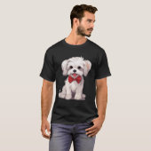 自分のマルチーズのみ Tシャツ (正面フル)