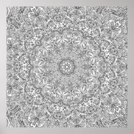 自分のマンダラを塗れ！ ポスター