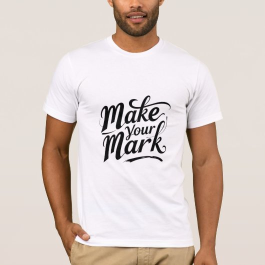 自分のマークを残そう Tシャツ (正面)