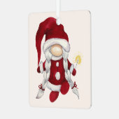 自分のミセス・メリー・クリスマス・格言の作成 メタルオーナメント (正面左)