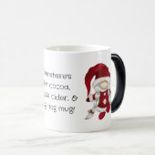 自分のミセス・メリー・クリスマス・格言の作成 モーフィングマグカップ (正面右)