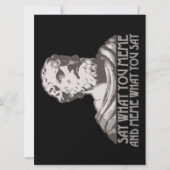 自分のミームとミームを言う カード (正面)