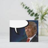 自分のメッセージを送信#TheIdesOfTrump ポストカード (スタンド正面)