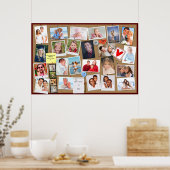 自分のメモリをフォトコルクボードにする ポスター (キッチン)