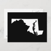 自分のメリーランド州の動く発表を作成 ポストカード (正面/裏面)