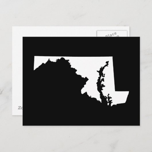 自分のメリーランド州の動く発表を作成 ポストカード (正面/裏面)