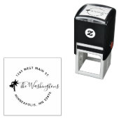 自分のモダンカスタム差出人住所 セルフインキングスタンプ (インサイチュ)