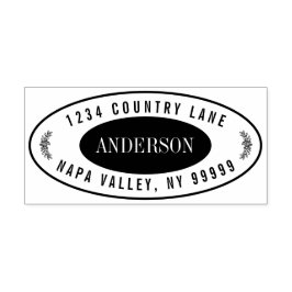 自分のモダン差出人住所の自己入力の作成 セルフインキングスタンプ