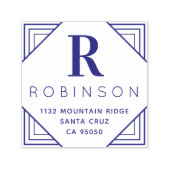 自分のモノグラム姓の作成差出人住所 セルフインキングスタンプ (デザイン)