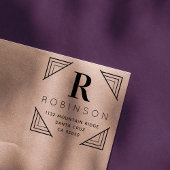 自分のモノグラム姓の作成差出人住所 セルフインキングスタンプ