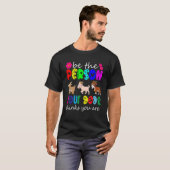 自分のヤギになれ考えば可愛いハート Tシャツ (正面フル)