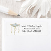 自分のユダヤ人の結婚差出人住所ラベルを作る ラベル (インサイチュ)