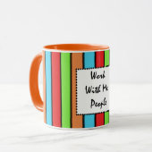 自分のユーザーと作業する |先生、マザーズ、ワークマグ マグカップ (正面左)