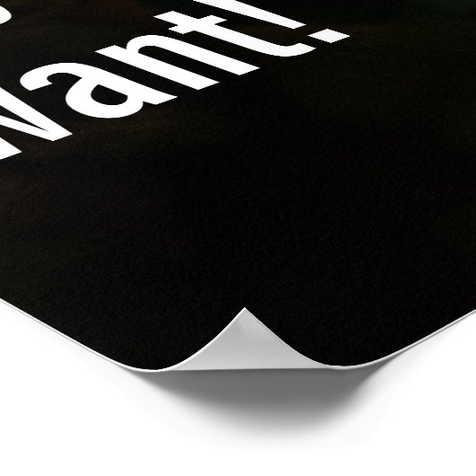 自分のライオンやる気を起こさせる文字を作る ポスター (角)