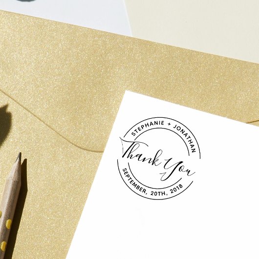 自分のラウンドを結婚作成する ラバースタンプ