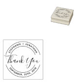 自分のラウンドを結婚作成する ラバースタンプ (押印)