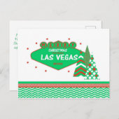 自分のラスベガスのクリスマスポストカードをカスタマイズします。 ポストカード (正面/裏面)