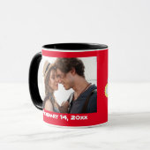 自分のラスベガス写真を作成する マグカップ (正面左)