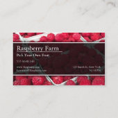 自分のラズベリー、名刺を選ぶ 名刺 (裏面)