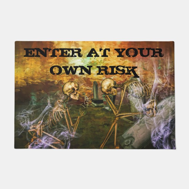 自分のリスクで入力 ドアマット (正面)