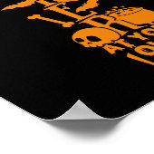 自分のリスクスクリプトで入力Iiハロウィーンへようこそ ポスター (角)