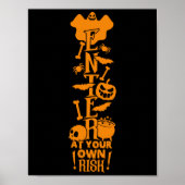 自分のリスクスクリプトで入力Iiハロウィーンへようこそ ポスター (正面)