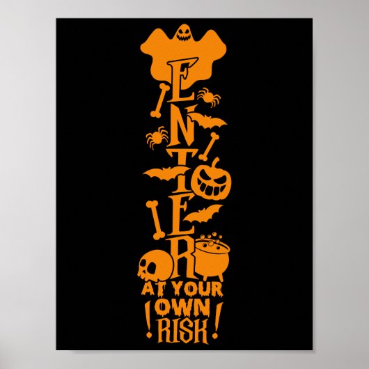 自分のリスクスクリプトで入力Iiハロウィーンへようこそ ポスター (正面)