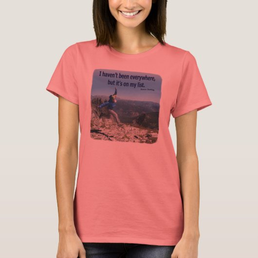 自分のリストに含まれる場所 Tシャツ (正面)