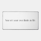 自分のリミットのデスクマット デスクマット (正面)