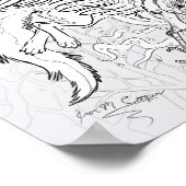 自分のレイヴンのグリフィンに色を付ける ポスター (角)