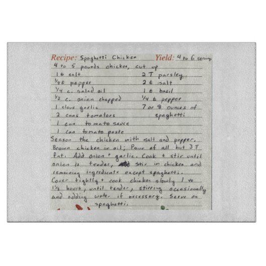 自分のレシピのお母お気に入りのさんのおばあちゃんのカスタムを追加 カッティングボード (正面)